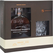 Woodford Reserve, в подарочной упаковке + стакан