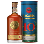 Bacardi Gran Reserva Diez, в подарочной упаковке