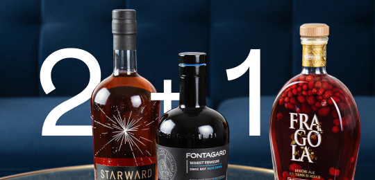 2+1: крепкие напитки