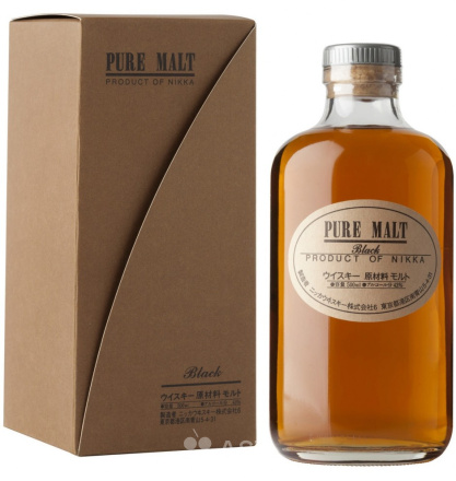 Виски Nikka Pure Malt Black 0.5 л — купить виски Никка Пьюэ Молт