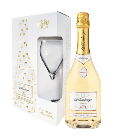 Schlumberger · Sparkling Brut Klassik, + бокал