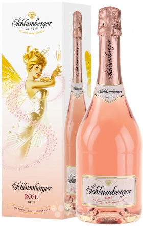 Schlumberger Rose Brut, в подарочной упаковке