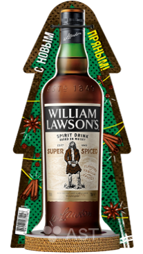 William Lawson’s Super Spiced, в подарочной упаковке Елка