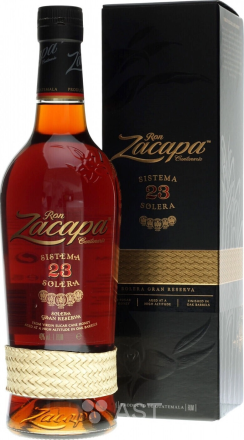Ром Zacapa Centenario Solera Gran Reserva 23YO, в подарочной упаковке 0.75 л — купить ром Закапа Сентенарио Солера Гран Ресерва 23-летний, в подарочной упаковке, Гватемала 750 мл — цена 7 860.00 руб в AST