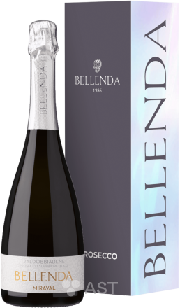 Prosecco Conegliano Valdobbiadene Superiore Miraval Bellenda, в подарочной упаковке
