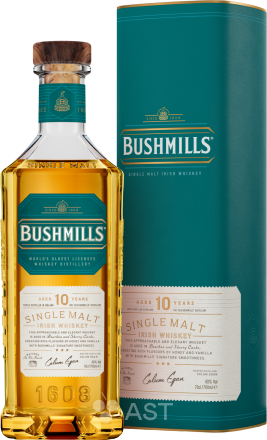 Bushmills Single Malt 10 YO, в подарочной коробке