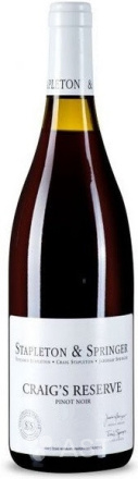 Stapleton & Springer Pinot Noir Craig's Reserve