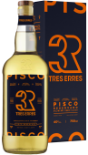 Pisco Tres Erres Rezervado, в подарочной упаковке Pisco Tres Erres Rezervado, в подарочной упаковке