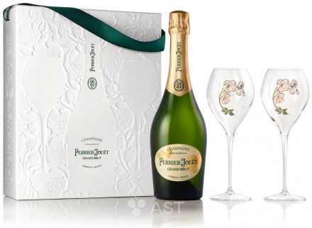 Perrier-Jouet Grand Brut, + 2 бокала