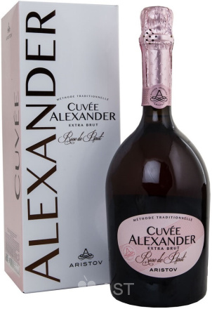 Aristov Cuvee Alexander Rose de Pinot Extra Brut