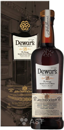 Dewar's Founders Reserve 18 Years Old, в подарочной упаковке
