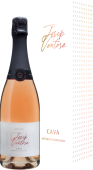 Josep Ventosa Cava Brut Rose, в подарочной упаковке