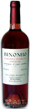 Binomio Cerasuolo d'Abruzzo Superiore 2014
