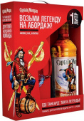 Captain Morgan Spiced Gold, в подарочной упаковке + кружка