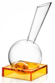 Italesse Vinocchio Decanter with Orange base