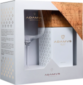 Adamus Organic Dry Gin, в подарочной упаковке + бокал Adamus Organic Dry Gin, в подарочной упаковке + бокал