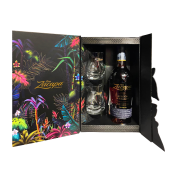 Zacapa Centenario Edicion Negra, в подарочной упаковке + 2 стакана