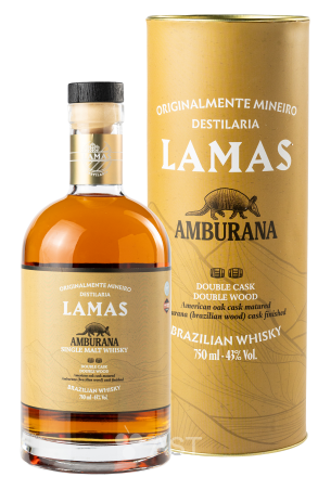 Whisky Lamas Amburana, в подарочной упаковке
